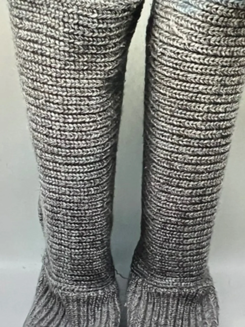 UGG Classic Cardi Grey Knit Boots